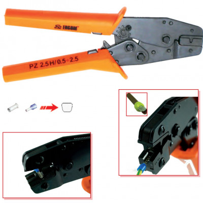 PZ2,5H/0,5-2,5 - Инструмент зажимной ручной для кабельных наконечников шт